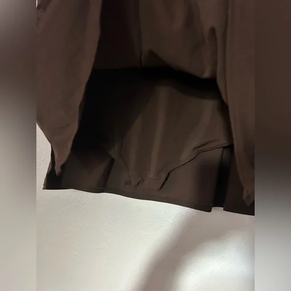 Avenue Chocolate Brown swim  Skirt - Picture 2 of 3